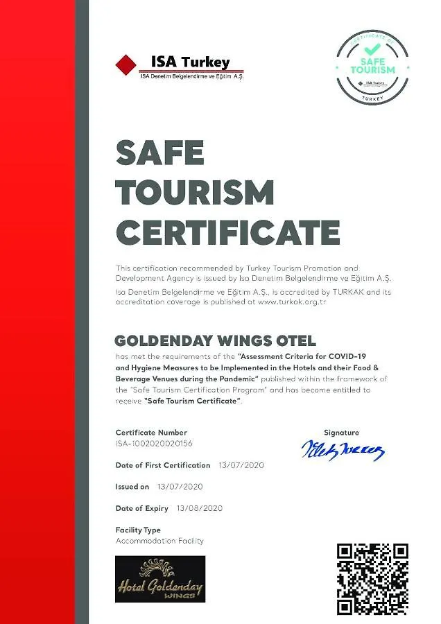 Goldenday Wings Hotel Кушадасы